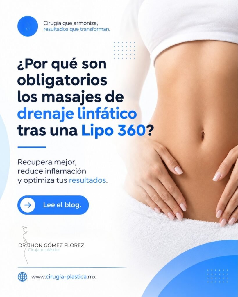 asajes de drenaje linfático tras una Lipo 360