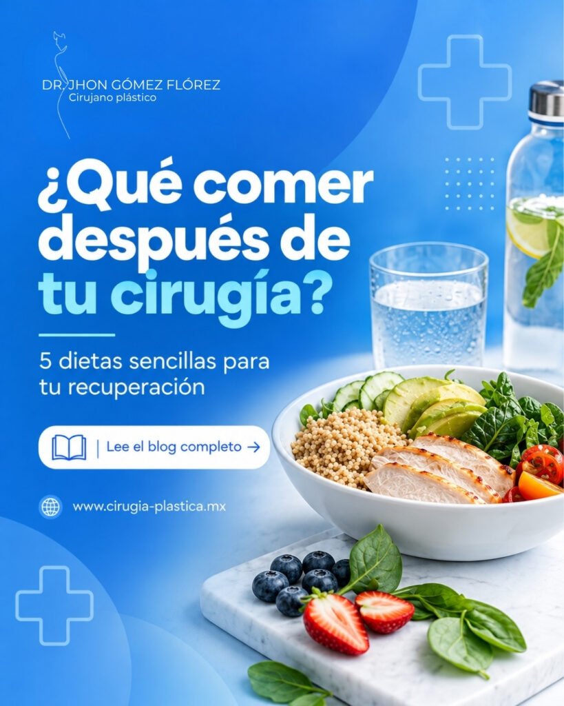 Qué comer después de tu cirugía