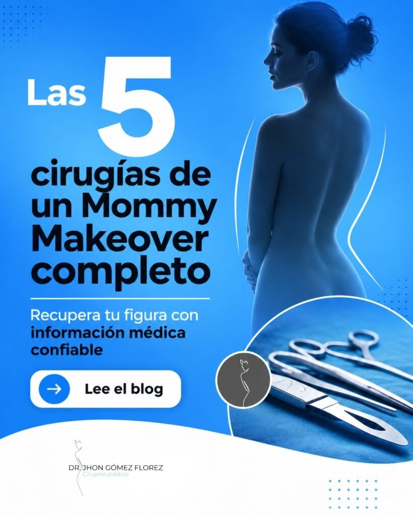 Las 5 cirugías que componen un Mommy Makeover